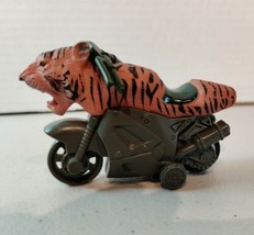 3&quot; VTG Lilliput Toys Friction Stunt Tiger Big Cat Animal Motorcycle Bike... - $17.81