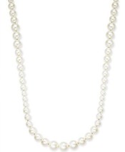 allbrand365 designer Womens Pearl Graduated Strand Necklace 42Inch + 2Inch - £31.76 GBP