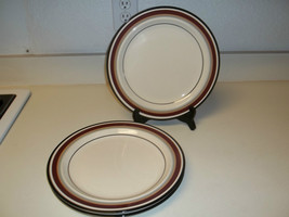 Anchor Hocking Carnet ~ Set of 3 Dinner Plates 10 3/4 Inches - $29.36