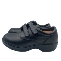 Apex 1260W Ambulator Leather Diabetic Walking Shoes Black Womens Size 10.5 - £50.59 GBP