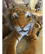 Melissa &amp; Doug Large Bengal Tiger Plush Stuffed Animal Toy Giant 67” Lif... - $60.91 CAD