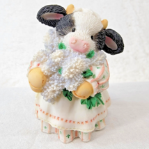 Marys Moo Moos Cow Figure Coming of Spring Brings Udder Joy 104876 Enesco 1994 - £7.37 GBP