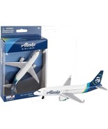 6 Inch Boeing 737 Alaska Airlines 1/220 Scale Diecast Airplane Model - $26.97 CAD