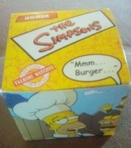 The Simpsons Talking Watch Mmm...Burger, BBQ Barbecue, 2002 Burger King, Unused - £12.96 GBP