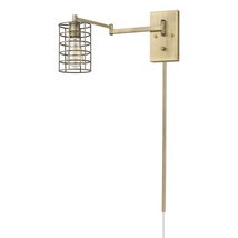 Gold Industrial Style Wall Sconce | 5"x32" - $476.58 CAD