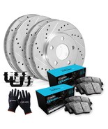 R1 Concepts Front and Rear Brakes and Rotors| Hardware Included| Front a... - $363.14 CAD