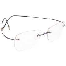 Silhouette Eyeglasses 5515 70 4540 Titan Purple Rimless Frame Austria 54... - £149.45 GBP