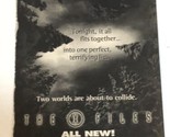 The X-Files tv Print Ad Advertisement David Duchovny Gillian Anderson TPA19 - $5.93