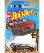 2021 Hot Wheels #56 Batman 2/5 THE BATMAN BATMOBILE Chrome w/Red RA Spok... - $8.00