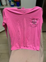 Pink PINK Victoria’s Secret Long Sleeve Shirt Size L  - £11.87 GBP
