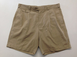 Haggar Generations Brown Size 36 Pleated Men&#39;s  Walking Shorts - £8.51 GBP