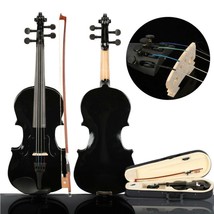 3/4 Size Instruments Acoustic Violin Set For 11-12 Years Old Kids Black - $87.99