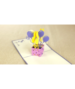 Joyful Celebration 3D Pop-Up Birthday Card with Balloons Greeting Card - $5.94