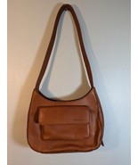 Fossil Brown Leather Small Satchel Shoulder Bag Purse Back Organizer sl8961 - $27.71