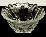 Indiana Glass Wild Rose Votive Candle Holder, Footed, Scalloped, Dessert... - $11.71