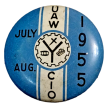 Vtg 1955 International Union United Automobile Workers of America Car Pin - £5.69 GBP