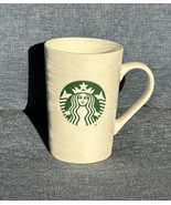 2020 STARBUCKS WHITE MARBLE SWIRL 11 oz COFFEE MUG CUP W/GREEN GIRL SIRE... - £11.35 GBP