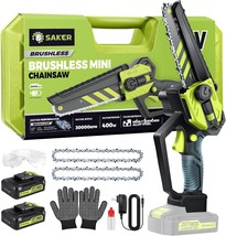 Saker Mini Chainsaw|6 Inch Brushless Chainsaw[2024 Upgraded Motor]|Mini ... - $3,634.23 MXN