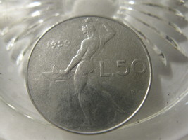 (FC-1281) 1959 Italy: 50 Lire - $2.75