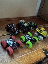 Mixed Plastic Diet Cast Metal Monster Car Truck &amp; ATV &amp; Flip Over Vehicles  – - £9.02 GBP