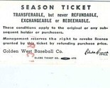 California Angels Anaheim Stadium Ticket 1969 Cleveland Indians Hoyt Wil... - £11.68 GBP