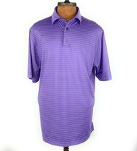 Footjoy Southern Highlands Golf Club Polo Shirt Men Size Large Purple St... - £25.83 GBP