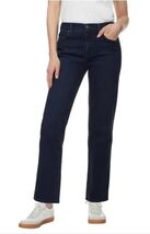 Hudson Womens Jeans Dark Blue Denim Straight Leg 5-Pocket Belt Loops Hea... - $76.67 CAD