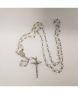 Vintage 1960s? Rosary w/ Crucifix, Reflective Beads, Nice Shape! - £21.88 GBP