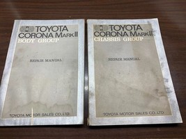 Toyota Corona Mark II Body Chassis Group Auto Repair Shop Manual Lot Two... - £18.35 GBP