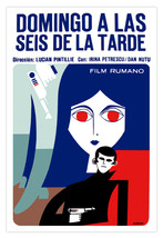 Movie Poster for Romanian film&quot;SUNDAY at 6 PM&quot;Cartoon Noir.Interior Art Decor - £12.62 GBP