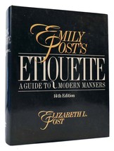 Emily Post &amp; Joan M. Coles Emily Post&#39;s Etiquette 14th Edition 17th Printing - £53.26 GBP