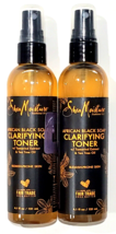 2 Bottles Shea Moisture African Black Soap Clarifying Toner Tamarind Extract Tea - £29.92 GBP
