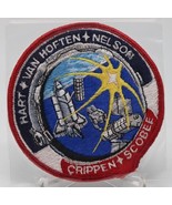 NASA Space Shuttle Mission Patch Hart Van Hoften Nelson Crippen Scobee C... - $13.49 CAD