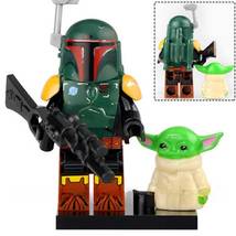 Star Wars Boba Fett Baby Yoda Grogu Minifigures Weapons Accessories - $3.99