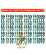 100 Ct - Gillette Guard Cartridge Single Blade Men Shave Care- Free Ship... - $54.69 CAD