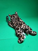 Avon Kids Full O&#39; Beans Lenny The Leopard Bean Plush Stuffed Animal - £4.15 GBP