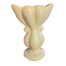 Gonder Vase MCM 1950&#39;s Ceramic 6.5” Blue Pink Salmon Interior Urn Accent Piece - £14.15 GBP