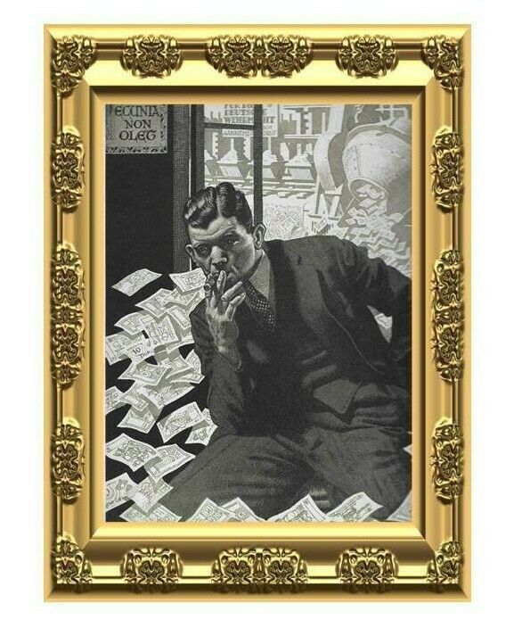 WW2 German vintage anti-Nazi &quot;De moffenknecht&quot; Dutch print&quot; Leo Jordaan ... - $50.00