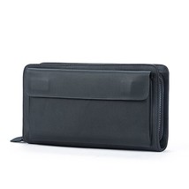 WESTAL Men&#39;s Wallet Genuine Leather Men Clutch Bag Double Zip Passport Wallet fo - £91.18 GBP