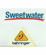 2 Adhesive STICKERS Music Gear Sticker SWEETWATER and BEHRINGER - $445.74 MXN
