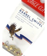 Eagle Claw Size 7 Barrel Swivel With Safety Snap Fishing 01041-012 NIB - $9.89