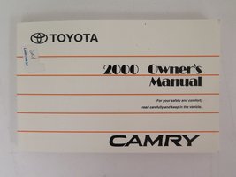 2000 Toyota Camry Owners Manual [Paperback] Toyota - £22.71 GBP