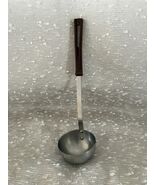 Stanhome USA Stainless Steel Ladle Soup Brown/ Maroon 11 1/2&quot; - $24.57 CAD