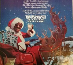 Sammy Davis Jr Santa Claus Alka Selzer Magazine Ad Original Ready To Frame 1980 - £12.53 GBP