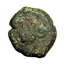Ancient Greek Coin Dionysios I Syracuse Sicily AE17mm Athena / Hippocamp 01376 - £16.20 GBP