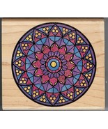 Rubber Stampede Rubber Stamps  Beautiful Stained Glass Window  S14 - $10.72 CAD