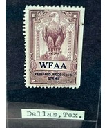 EKKO Stamp Radio Day DXer Proof Reception American Eagle TX Texas Dallas... - $29.65