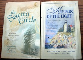 Lot 2 Barbour Xian Romance Anthologies The Sewing Circle~Keepers Of The Light - £6.98 GBP