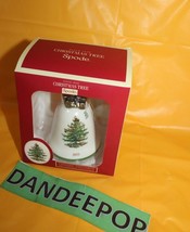 Christmas Tree Spode Santa Annual Bell Ceramic 2015 Holiday Ornament  - £23.73 GBP