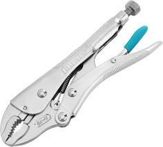 7-Inch Locking Pliers, Cr-V Construction, Curved Jaw Locking with Wire Cutter - £13.01 GBP